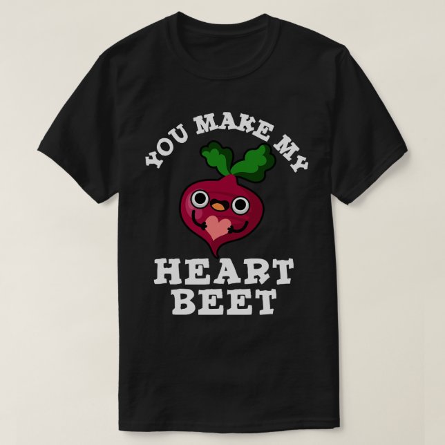 Camiseta Haces Que Mi Abeja Cardíaca Cute Veggie Pun (Diseño del anverso)