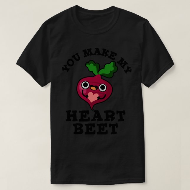 Camiseta Haces Que Mi Abeja Cardíaca Cute Veggie Pun 1 (Diseño del anverso)