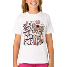 Haces que mi corazón explote Diseño de gato lindo 