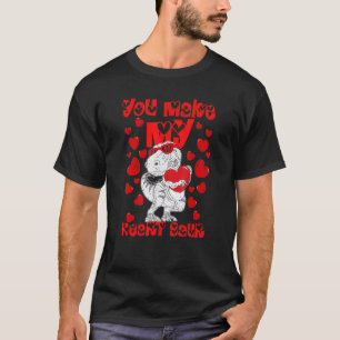 Camiseta Haces que mi corazón saur Cute rex Dinosaur San Va