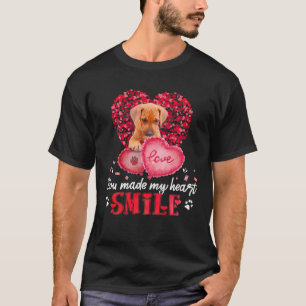 Camiseta Haces Que Mi Corazón Sonríe Rhodesian Ridgeback Co