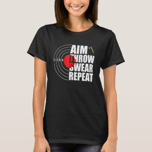 Camiseta Hacha de lanzamiento para hombres Axe Thrower apun