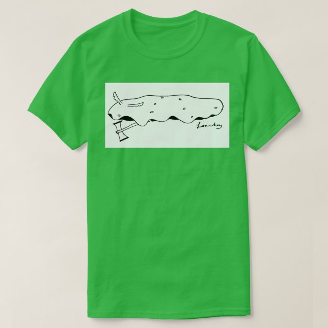 Camiseta hacha de mar (Diseño del anverso)