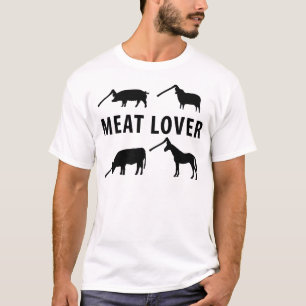 Camiseta hacha del amante de la carne