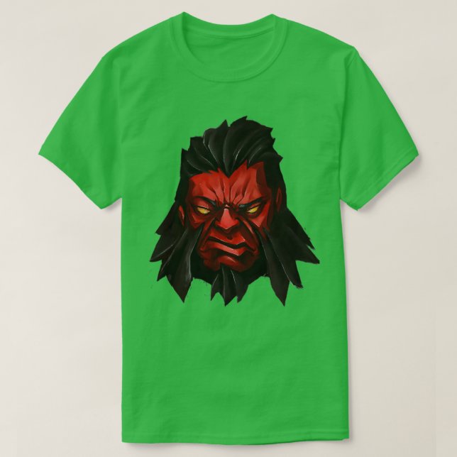 Camiseta hacha diabólica 1 (Diseño del anverso)