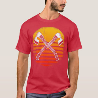 Camiseta hachas de remo y tomahawks