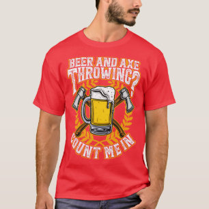 Camiseta Hachet divertido de Ax y Beer