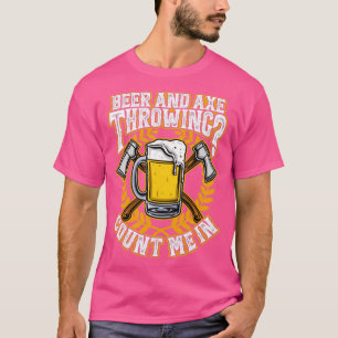 Camiseta Hachet divertido de Ax y Beer