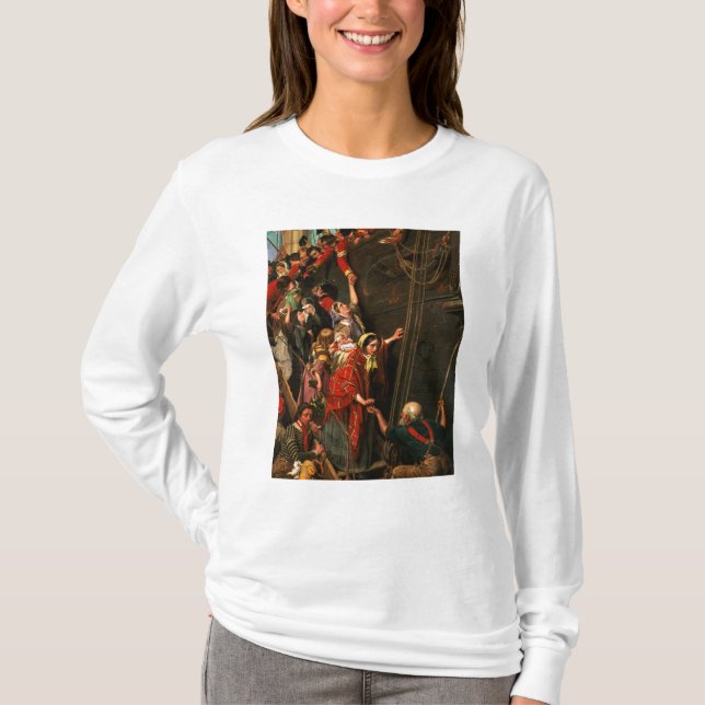 Camiseta ¡Hacia el este Ho! , 1859 (Anverso)