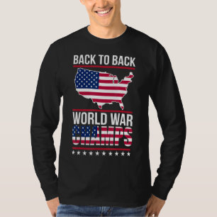 Camiseta Hacia El Mundo Atrás W A R Champs Política Estadou