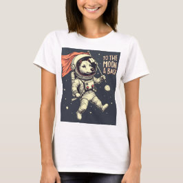 Camiseta Hacia la luna y atrás - Inspirador y cósmico