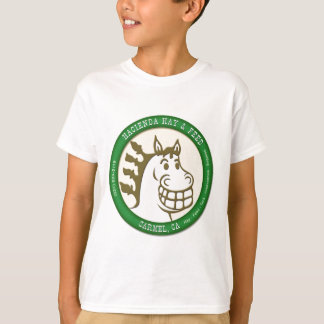 Camiseta Hacienda heno y logotipo de la alimentación