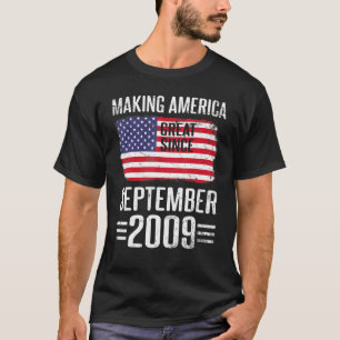 Camiseta Haciendo a América Grande Desde Cumpleaños de Sept