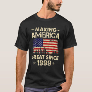 Camiseta Haciendo a Estados Unidos Grande Desde 1999 Retro