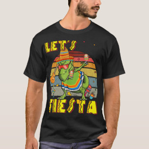 Camiseta Haciendo dab con poncho mexicano Cinco De Mayo Div