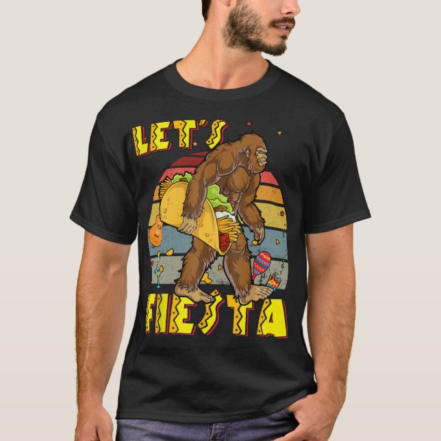 Camiseta Haciendo dab con poncho mexicano Cinco De Mayo Div (Anverso)