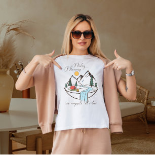Camiseta Haciendo de los recuerdos un camping a la vez