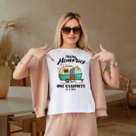 Camiseta Haciendo de los recuerdos un camping a la vez
