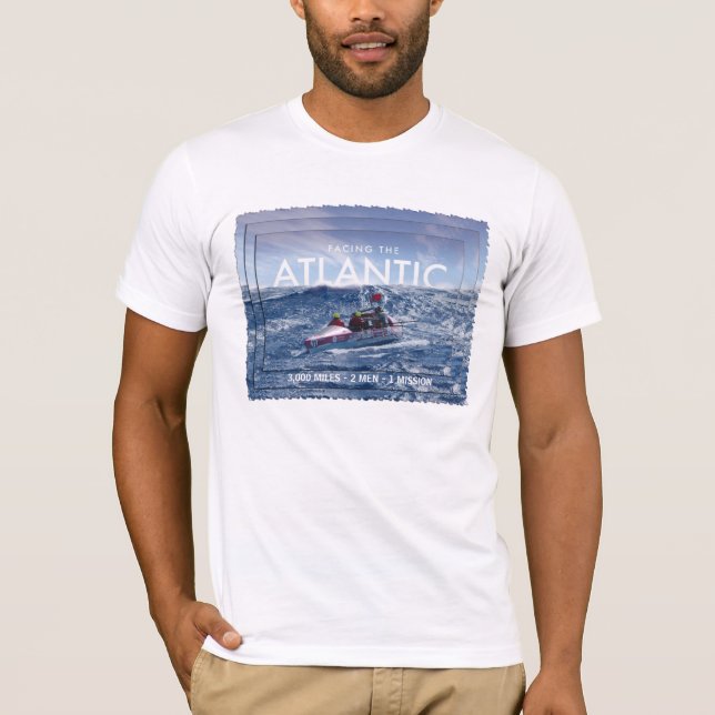 Camiseta Haciendo frente Atlantic-3,000 a las millas - (Anverso)