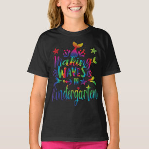 Camiseta Haciendo Ondas En La Sirenita De Jardín De Niños