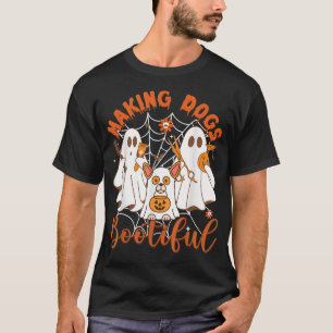 Camiseta Haciendo que los perros Bootipen Halloween Fantasm