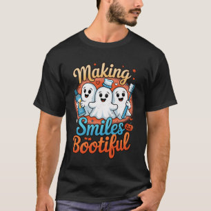 Camiseta Haciendo sonrisas Bootismo Halloween Funny Ghost D