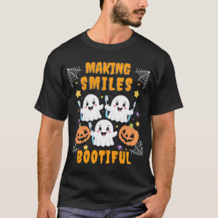 Camiseta Haciendo sonrisas Bootismo Halloween Funny Ghost D
