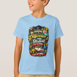 Camiseta Haciendo una diferencia un estudiante a la vez