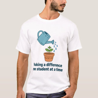 Camiseta Haciendo una diferencia un estudiante a la vez
