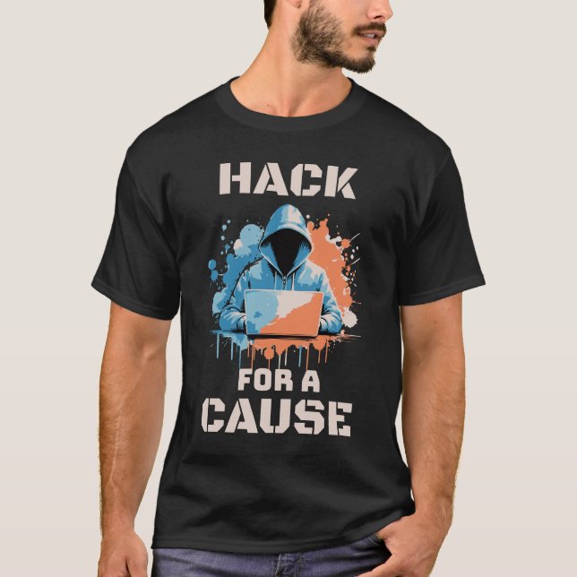 Camiseta Hackear por una causa ética el hackeo a la segurid (Anverso)