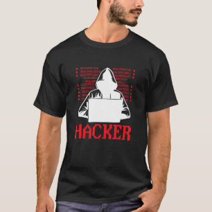 Camiseta Hackeo ético de hackers Gorras blancos