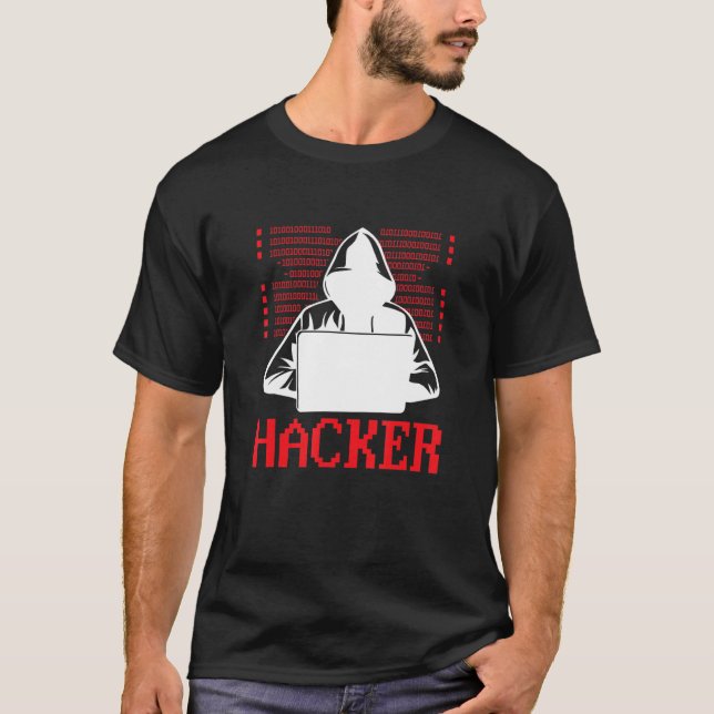 Camiseta Hackeo ético de hackers Gorras blancos (Anverso)
