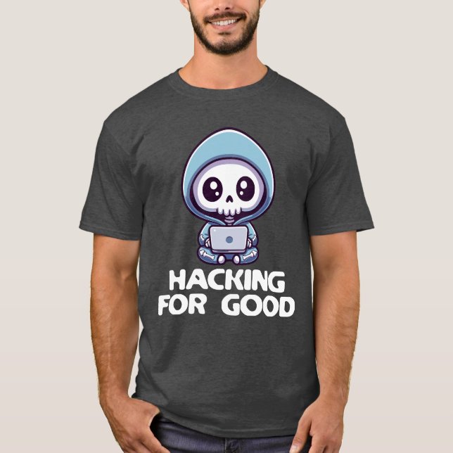Camiseta Hackeo Por Una Buena Ciberseguridad Ética (Anverso)