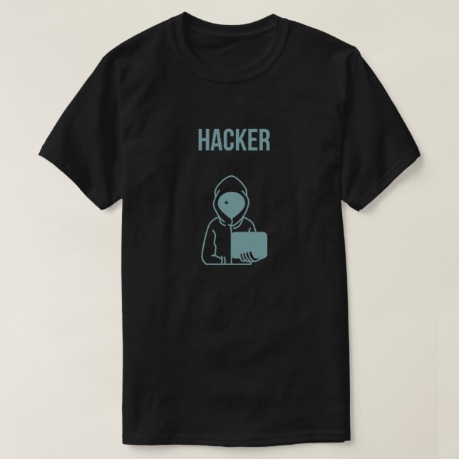 camiseta hacker (Diseño del anverso)