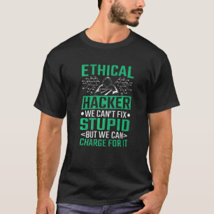 Camiseta Hacker Computer Code Ethacker Ciberseguridad