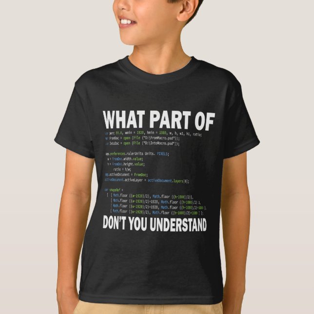 Camiseta Hacker Computer Programmer Apparel Coding What Par (Anverso)