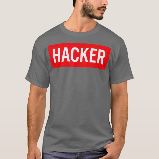 Camiseta HACKER Cyber Security Engineer IT System (Anverso)