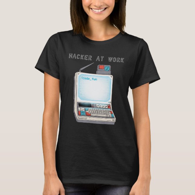 Camiseta Hacker en el trabajo 5 (Anverso)