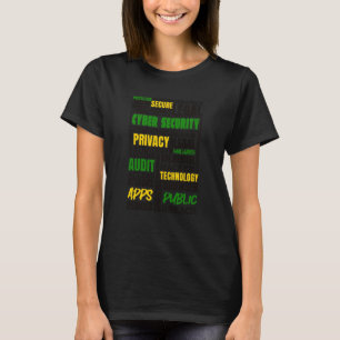 Camiseta Hackers de seguridad cibernética aseguran la priva