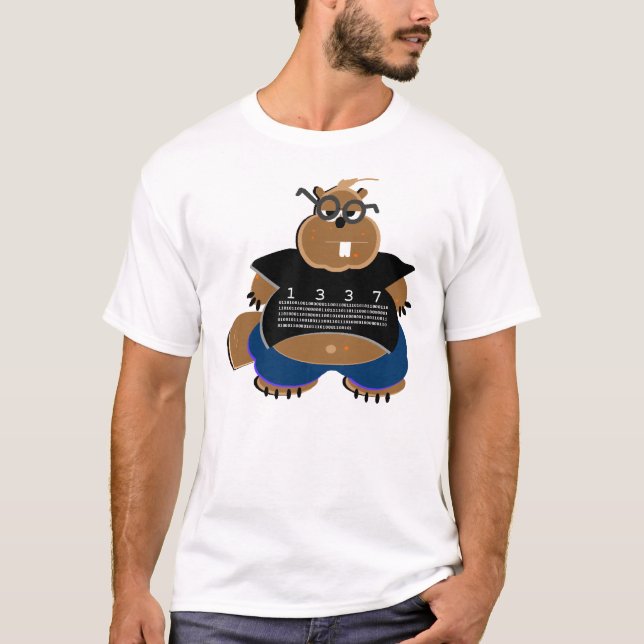 Camiseta Hackey el castor (Anverso)