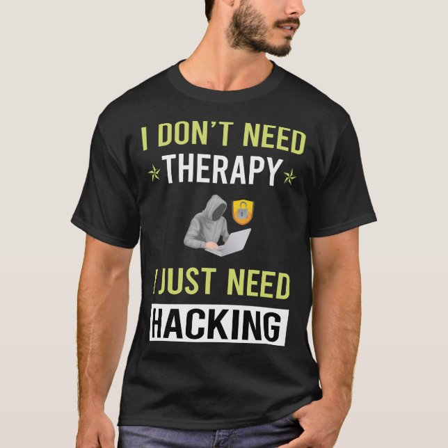 Camiseta Hacko Hacker Terapia (Anverso)