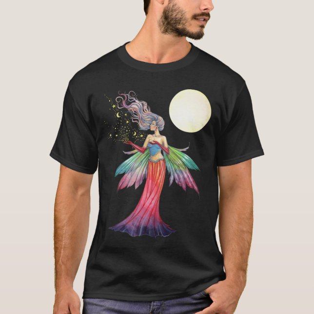 Camiseta Hada con Estrellas y Luna (Anverso)