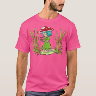 Camiseta Hada Cubierta Con Toadstool De champiñón Gorra Par