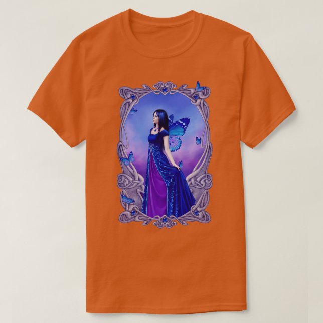 Camiseta Hada de Birthstone de Sapphire (Diseño del anverso)