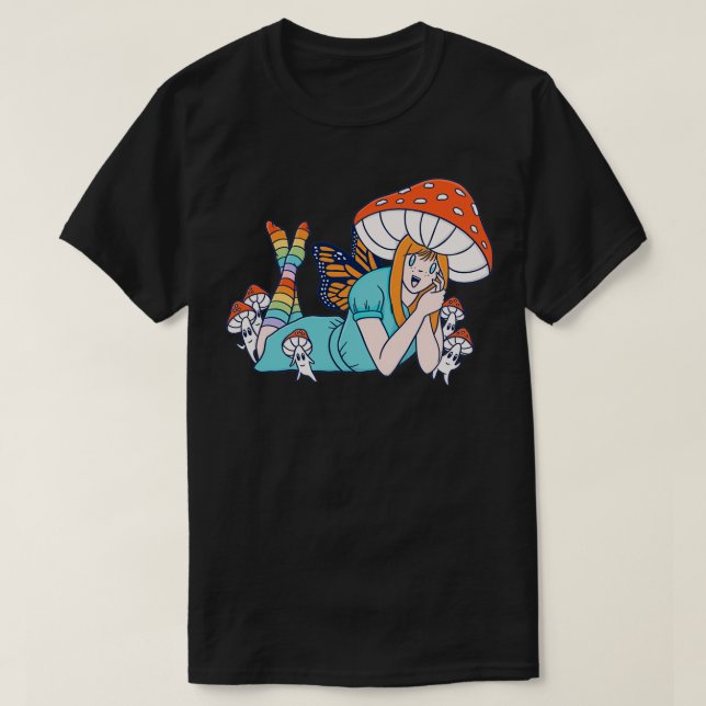 Camiseta Hada de hongo cutáneo (Diseño del anverso)