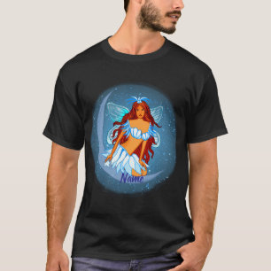 Camiseta Hada de la Luna Azul Nocturna