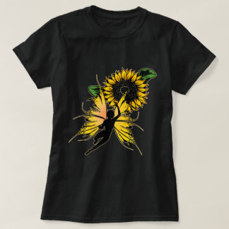 Camiseta Hada de sombra de girasol