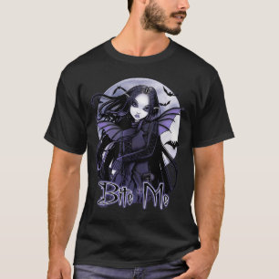 Camiseta Hada de vampiros góticos Morgan Bite Me