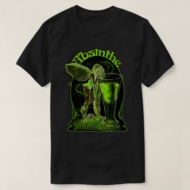 Camiseta Hada de Verte de la tarifa del La del ajenjo con (Diseño del anverso)