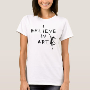 Camiseta Hada del arte: Creo en arte